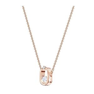NWT Swarovski Rose Gold Oval Necklace